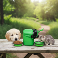 2-in-1 Collapsible Pet Water Bottle and Feeder