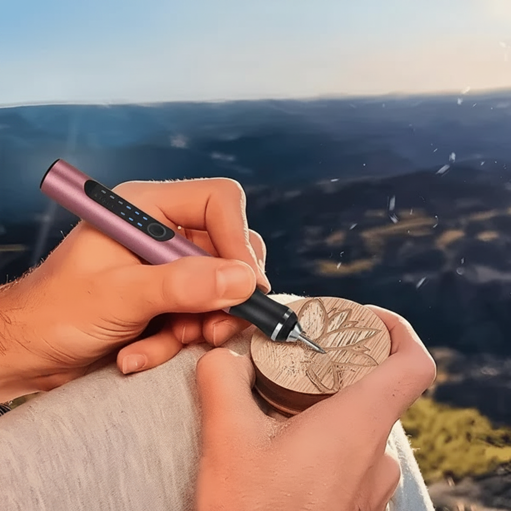 Cordless Engraving Pen with Interchangeable Bits