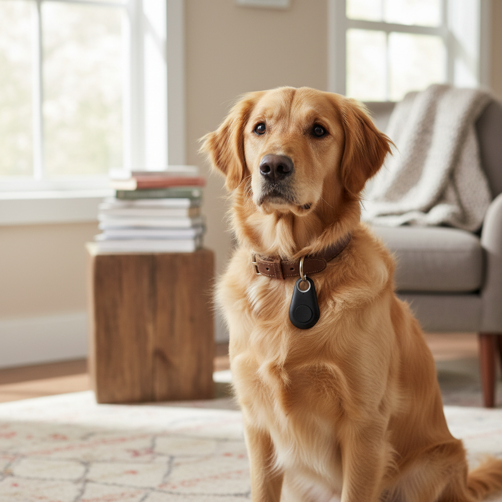 AtlasBay Smart GPS Pet Tracker - Waterproof Dog & Cat Locator