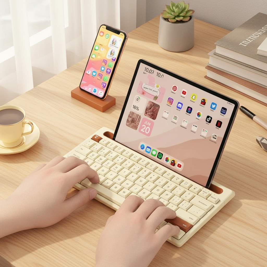 Wireless Bluetooth Tablet Keyboard | Multi-Device