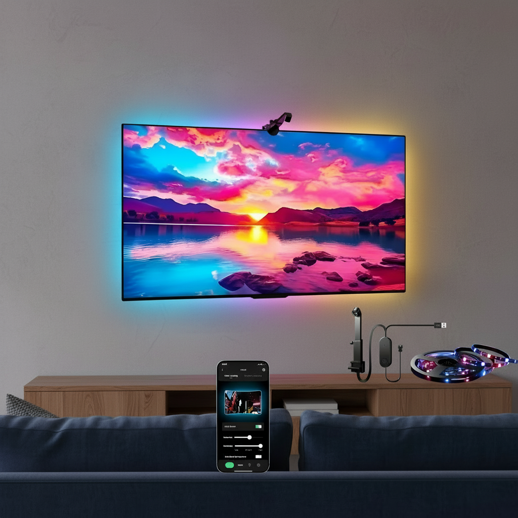 Smart TV Backlight LED Strip - RGB Auto Color Sync