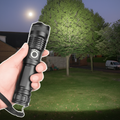 90000 Lumen XHP50.2 LED Flashlight with USB Charging