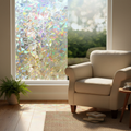 Rainbow Stained Glass Window Privacy Film