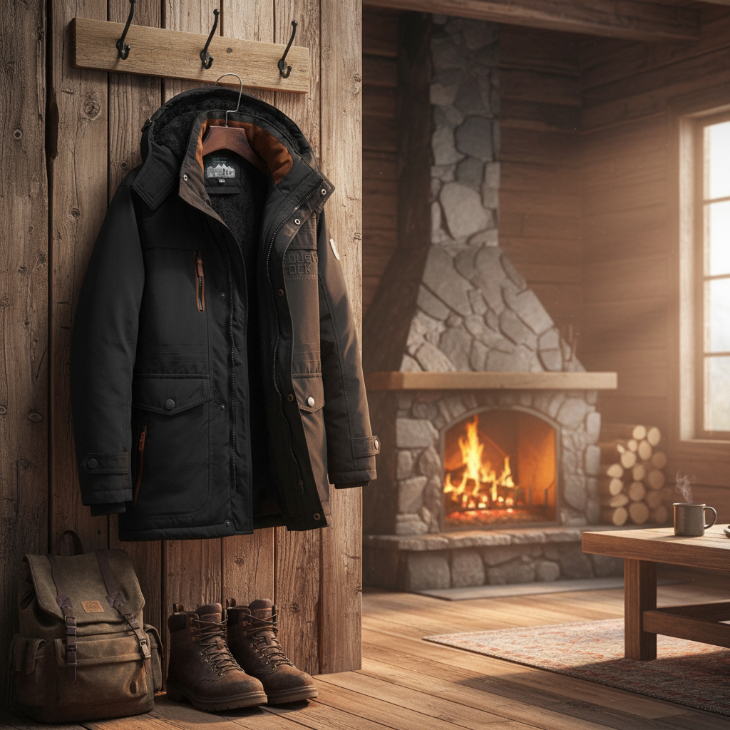 Men's Multi-Pocket Padded Fleece Jacket