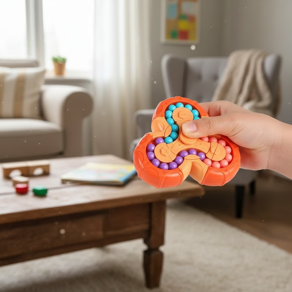 Rotating Magic Bean Fidget Toy | Stress Relief Spinner