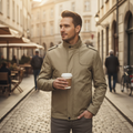 Men's Summer Jacket with Stand-Up Collar | AtlasBay