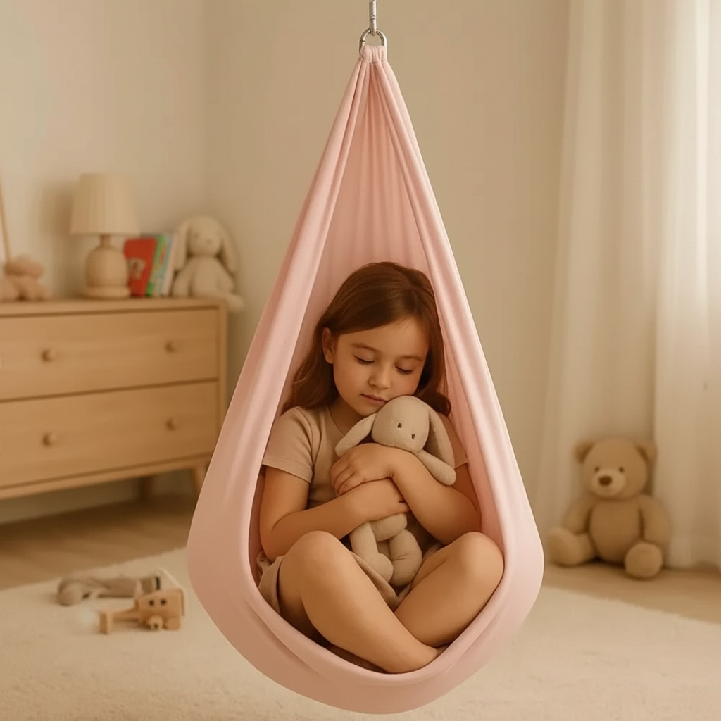 Enclosed Sensory Swing for Kids & Adults
