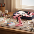 Cordless Hot Glue Gun Kit with 40 Glue Sticks, Pink