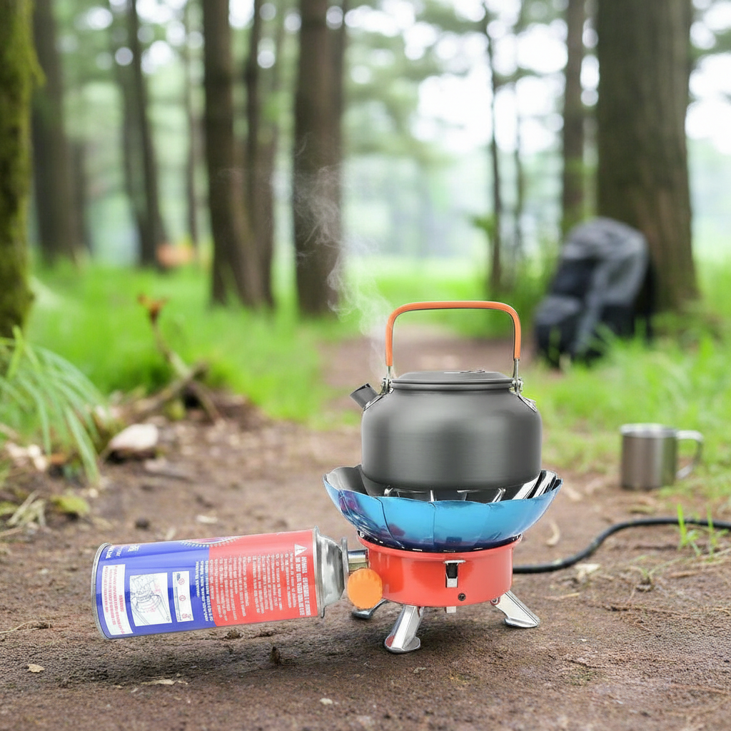 Windproof Camping Stove - Portable 2800W Gas Burner