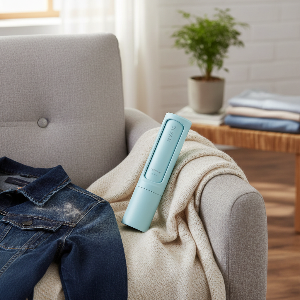 Reusable Lint Roller & Pet Hair Remover Brush