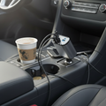 4-in-1 Retractable Car Charger with USB-C & Lightning
