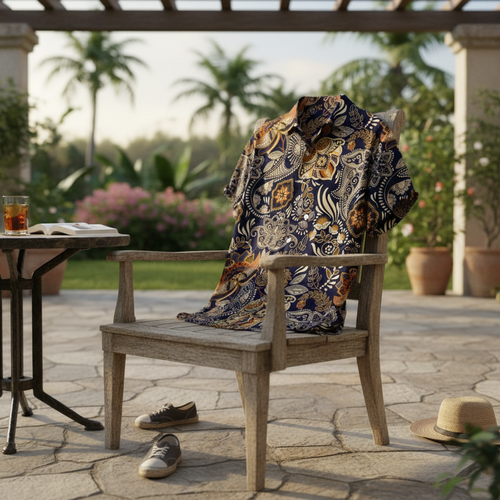 Men's Short Sleeve Shirt - Breathable Summer Cotton