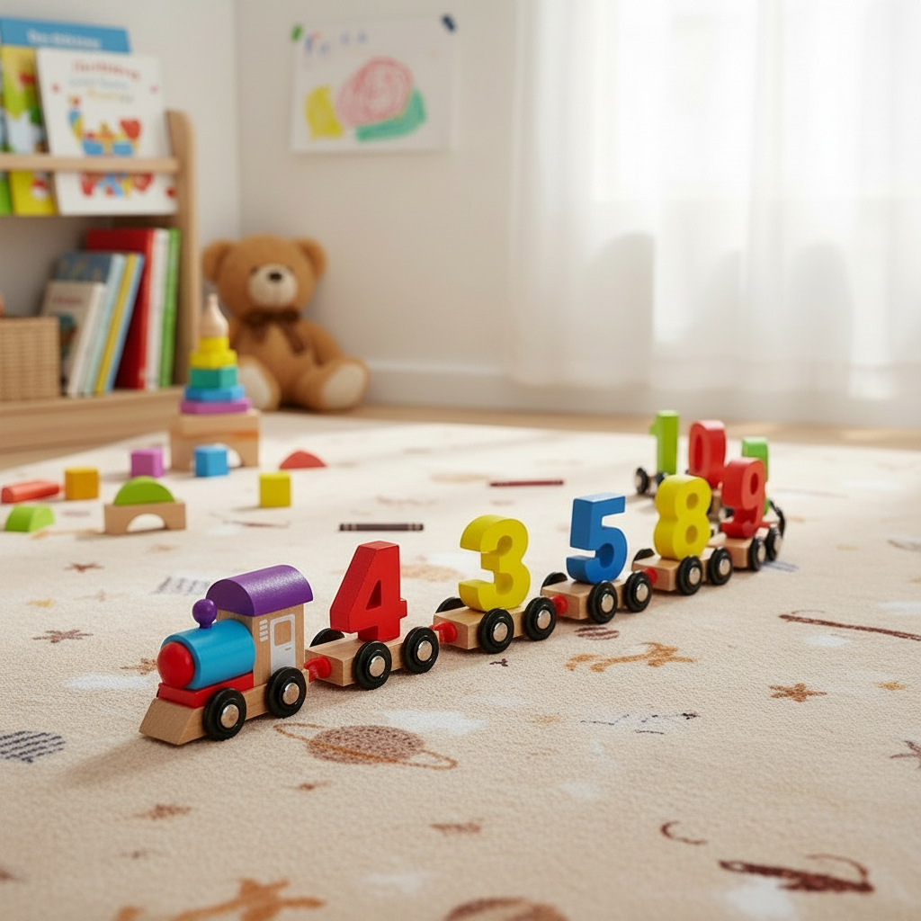 Magnetic Number Train Toy for Toddlers