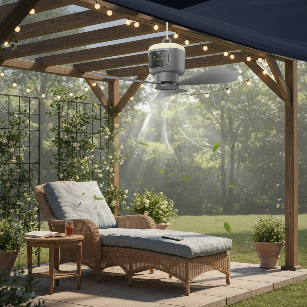 Wireless Ceiling Fan with Remote Control