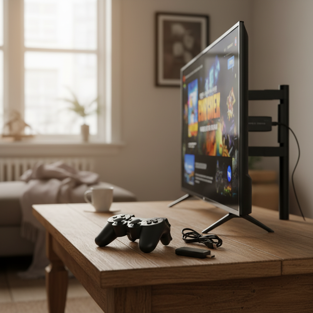 4K HDMI Retro Game Stick | 20,000+ Games & 2 Wireless Controllers