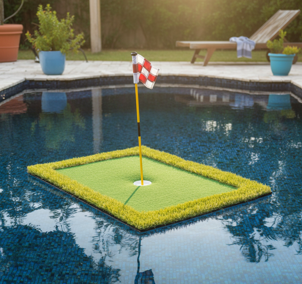Floating Golf Putting Green for Pools & Patios