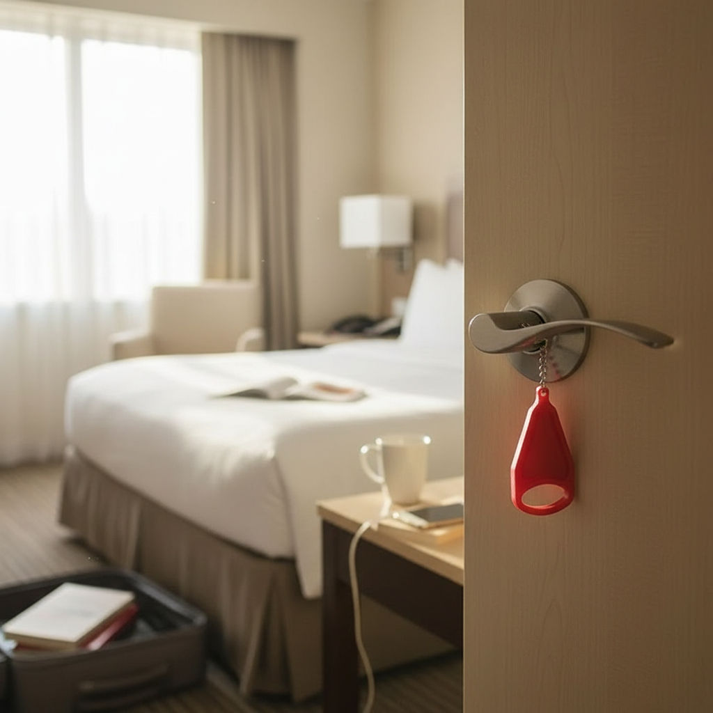 Portable Door Lock - Instant Security for Any Door