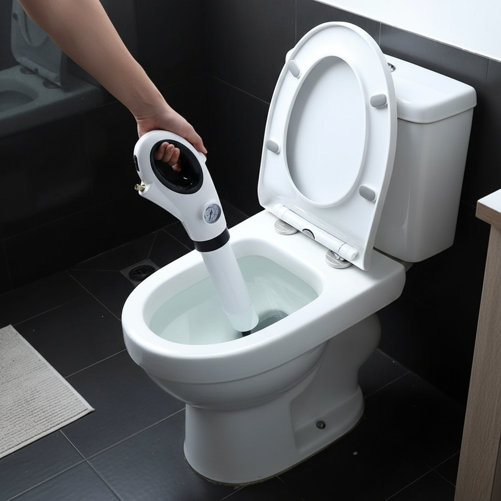 High-Pressure Drain Plunger - Air Blast Clog Remover