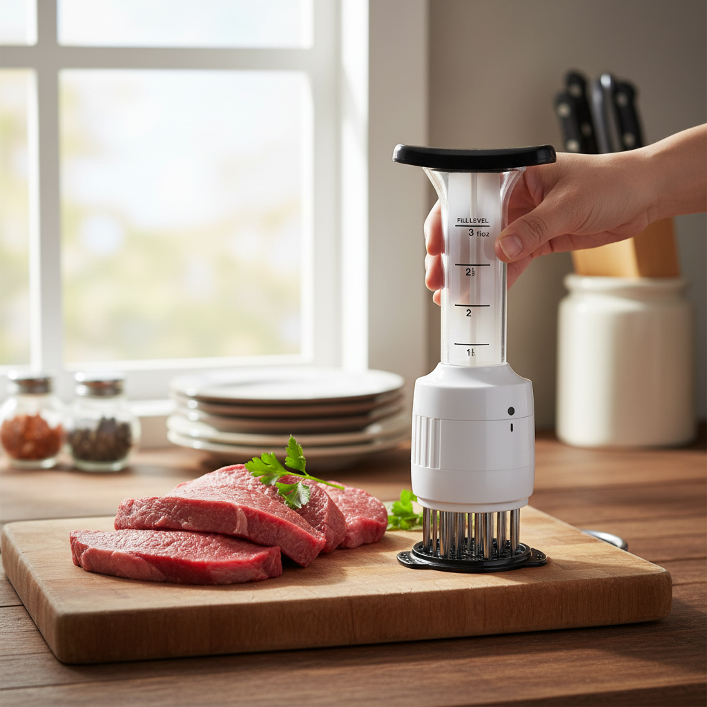 Meat Injector Kit - Professional Stainless Steel
