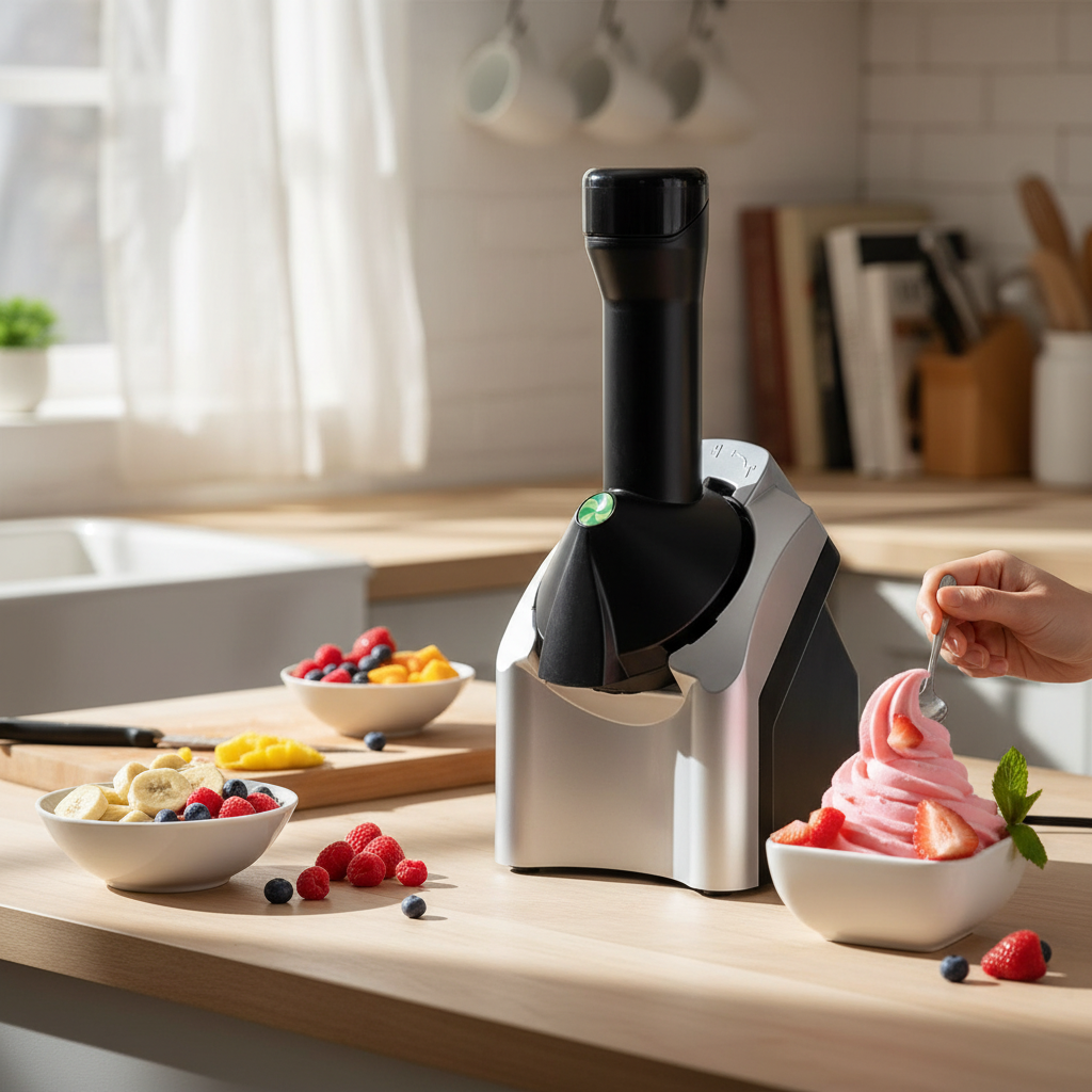 Compact Ice Cream Maker – Homemade in Minutes