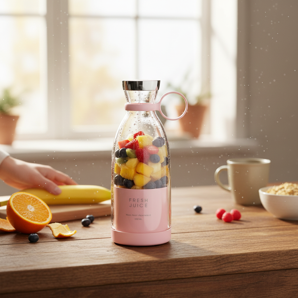 Portable Juice Blender for On-the-Go Smoothies
