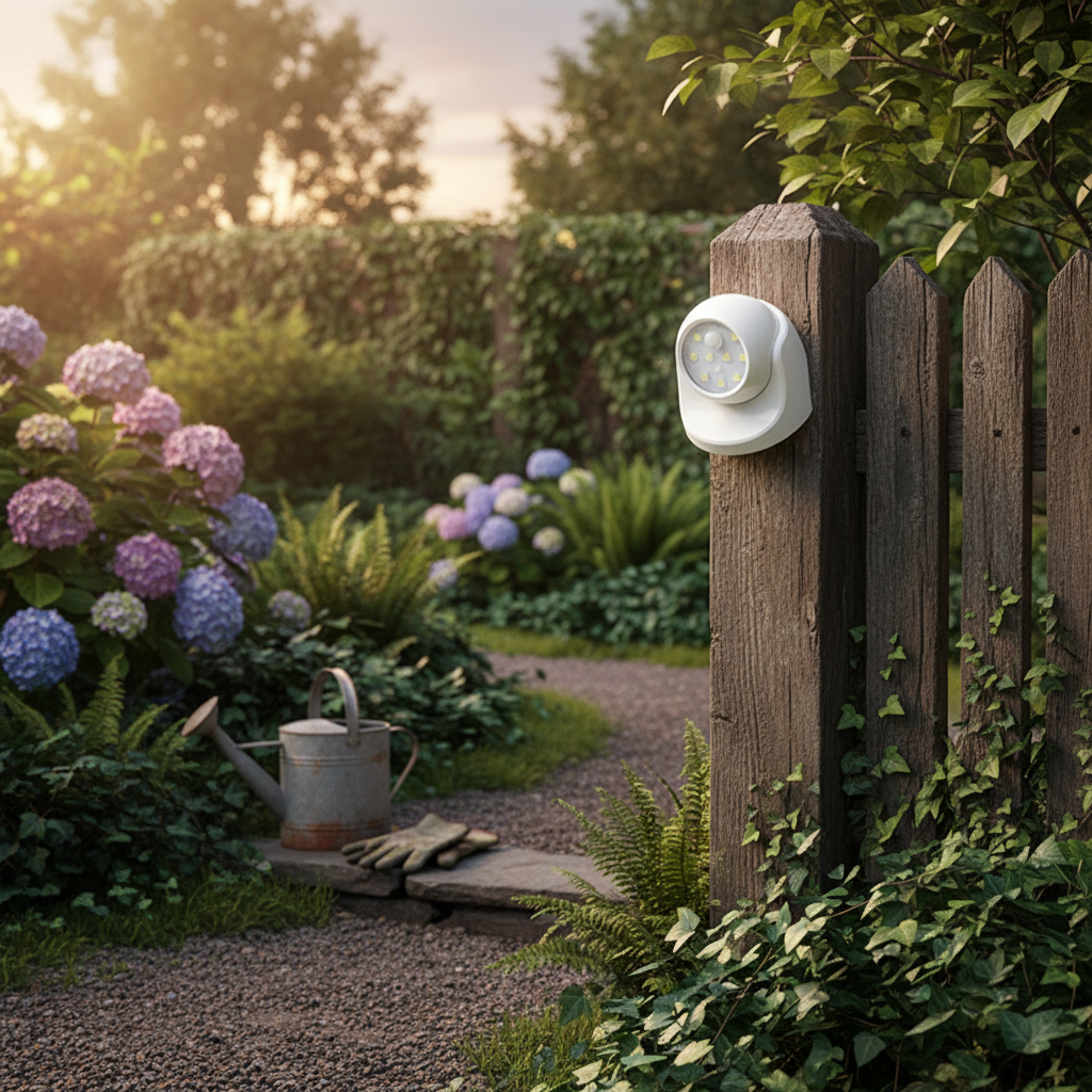 Wireless LED Motion Sensor Spotlight - 360° Rotatable