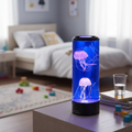 LED Jellyfish Aquarium Night Light with Color-Changing Effects