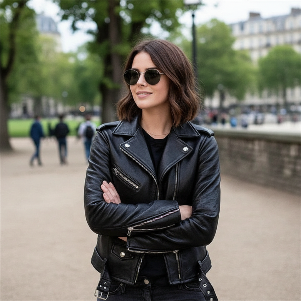 Premium Leather Motorcycle Jacket for Men & Women