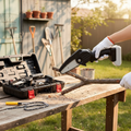 24V Mini Chainsaw Cordless with 2 Batteries