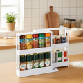 Spice Rack Organizer with Swivel Shelves