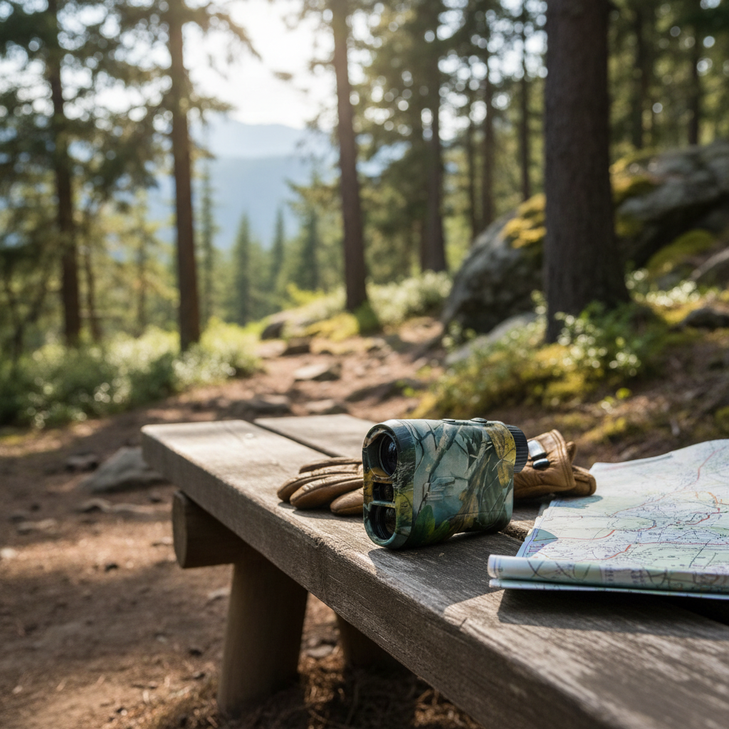 1000 Yard Hunting Rangefinder with Laser Targeting
