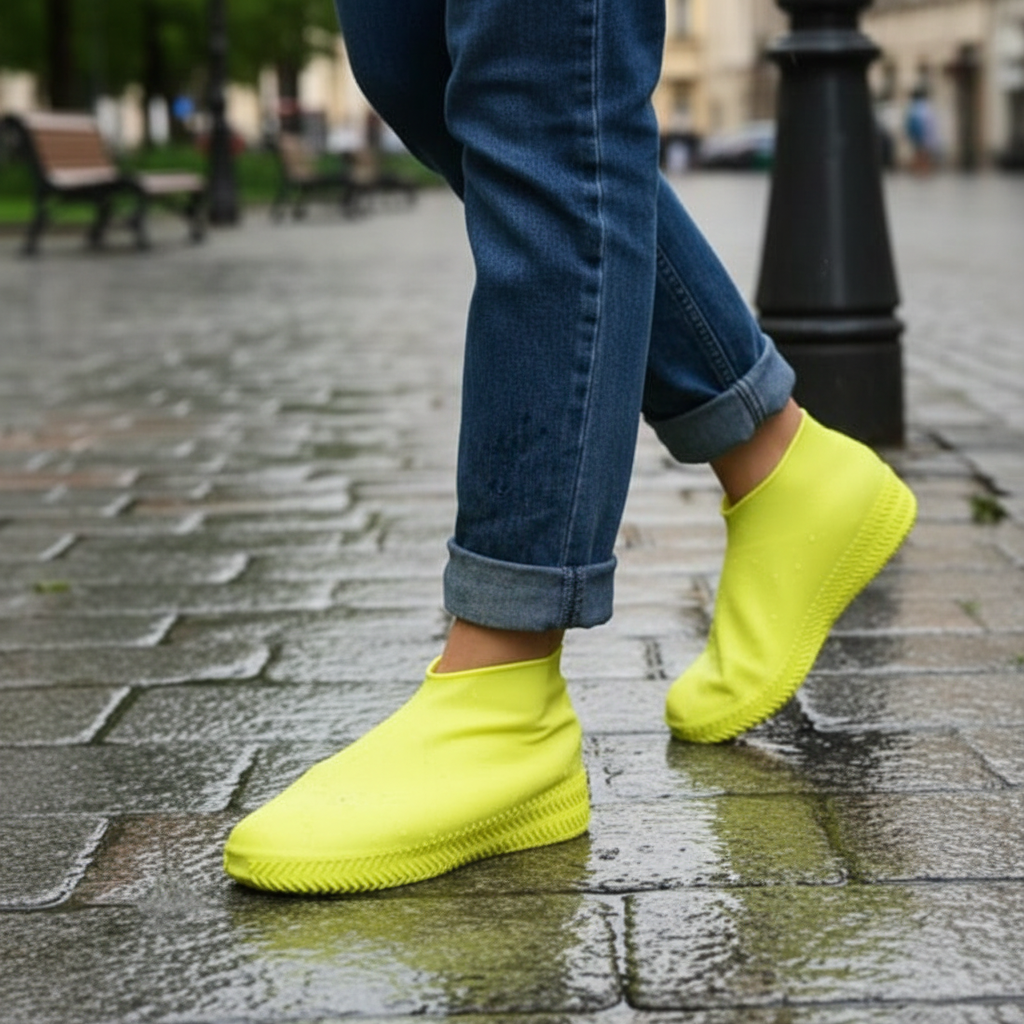 Non-Slip Silicone Shoe Covers - Waterproof & Portable
