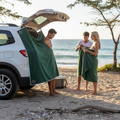Magnetic Quick-Dry Beach Towel with Anti-Sand Fabric