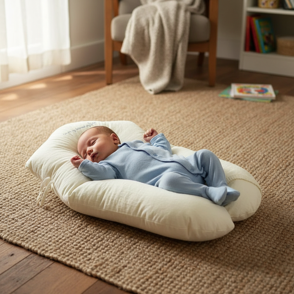 Infant Support Pillow with Adjustable Sides