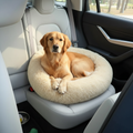 Car Dog Bed with High Back & Washable Cover