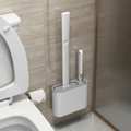 Wall-Mounted Toilet Brush & Plunger Set