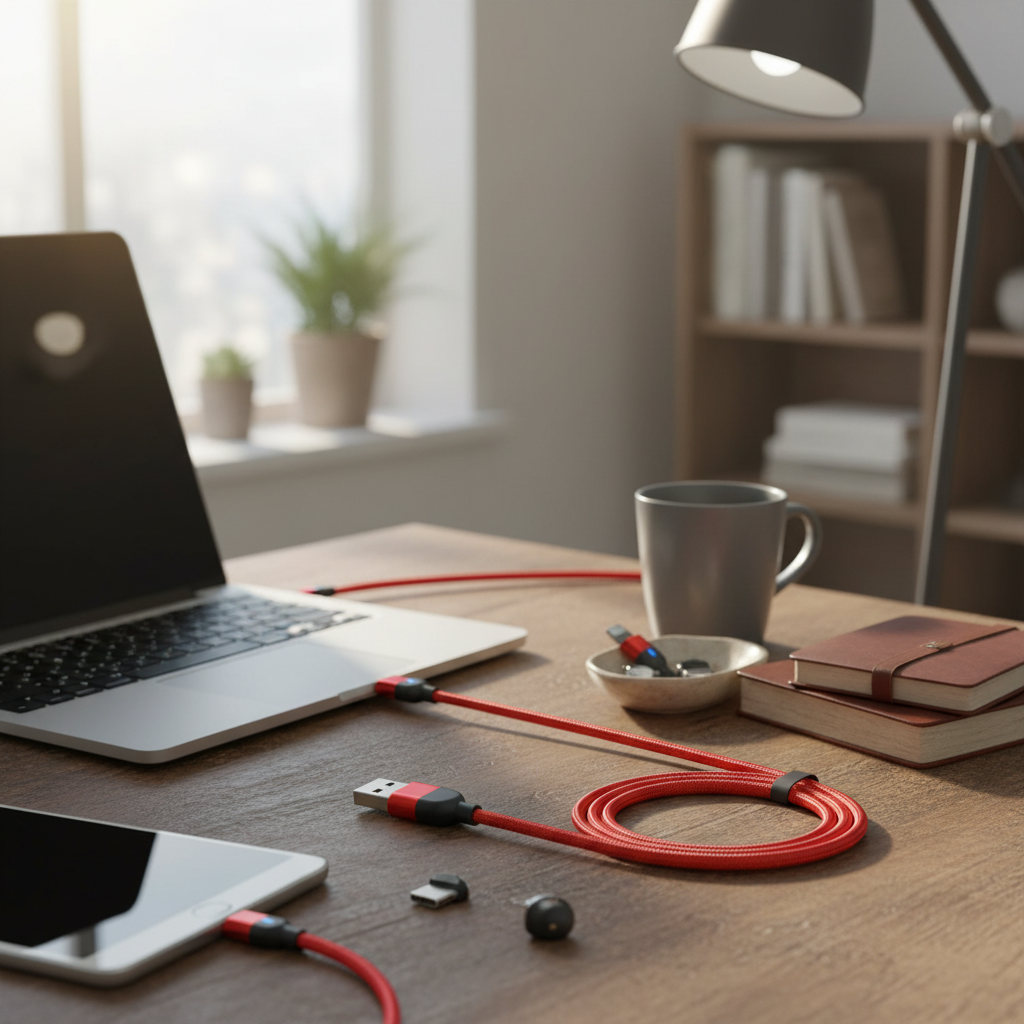 3-in-1 Charging Cable for iPhone, Android & USB-C
