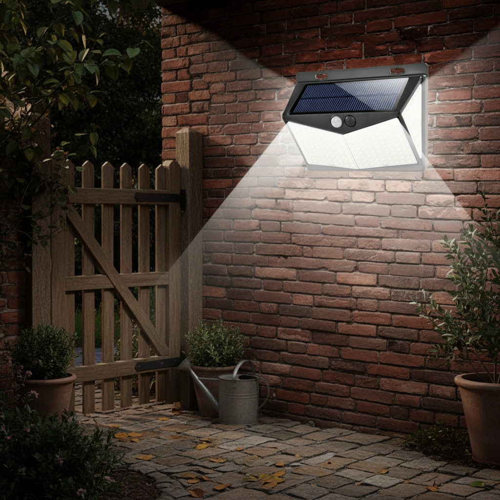 Solar Motion Sensor Light - Outdoor Security Lighting