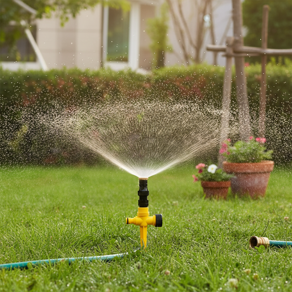 360° Garden Sprinkler with Adjustable Spray