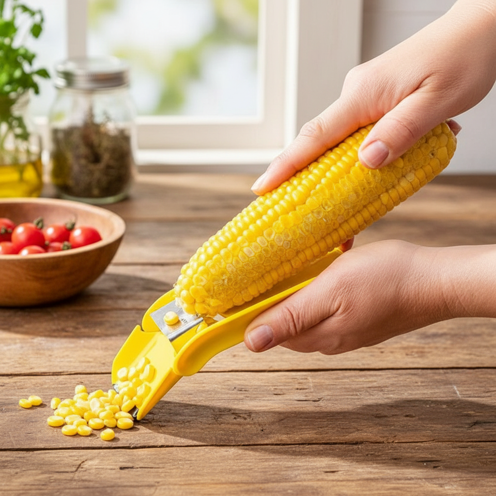 Corn Cob Separator with Stainless Steel Blade