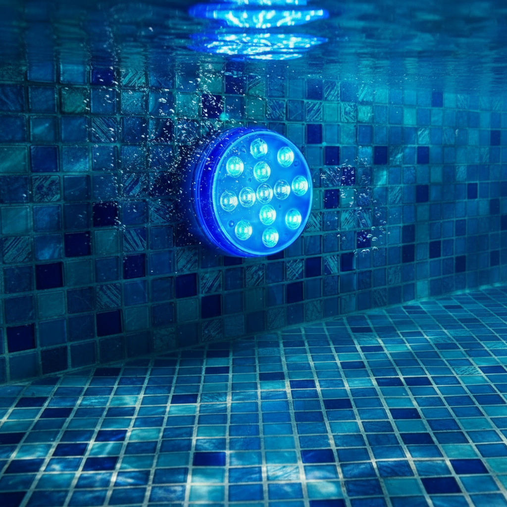 Submersible LED Pool Lights - Colorful Waterproof Party Lighting