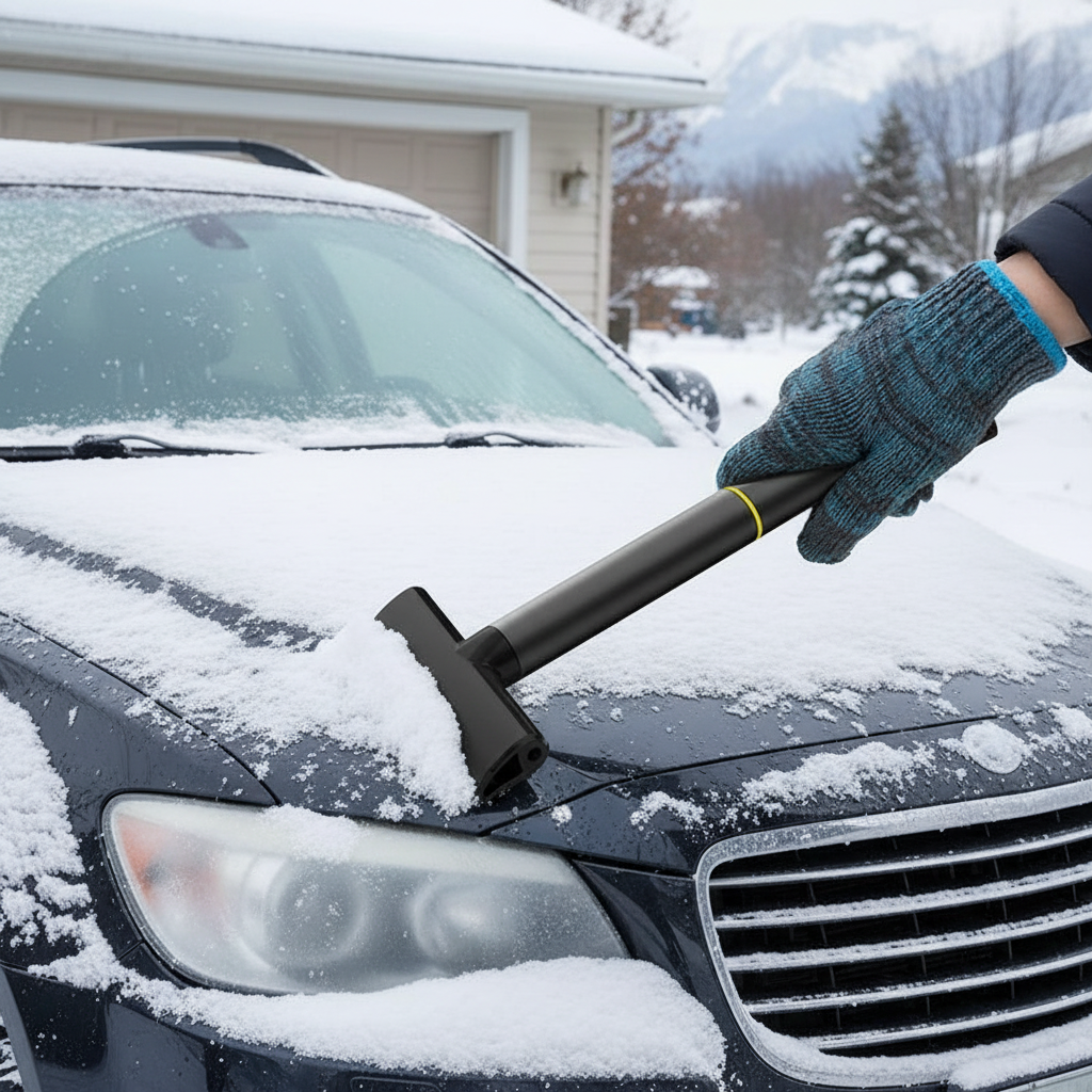 26-inch Car Ice Scraper & Snow Shovel Combo