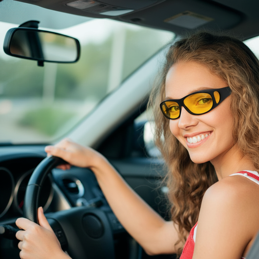 Night Vision Driving Glasses | Anti-Glare HD Lenses