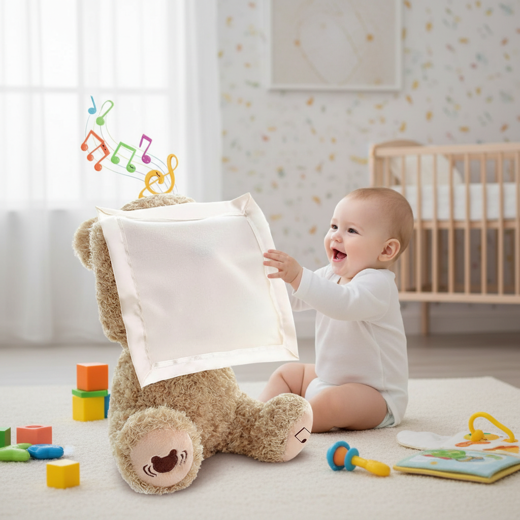 Peek-A-Boo Teddy Interactive Plush Toy
