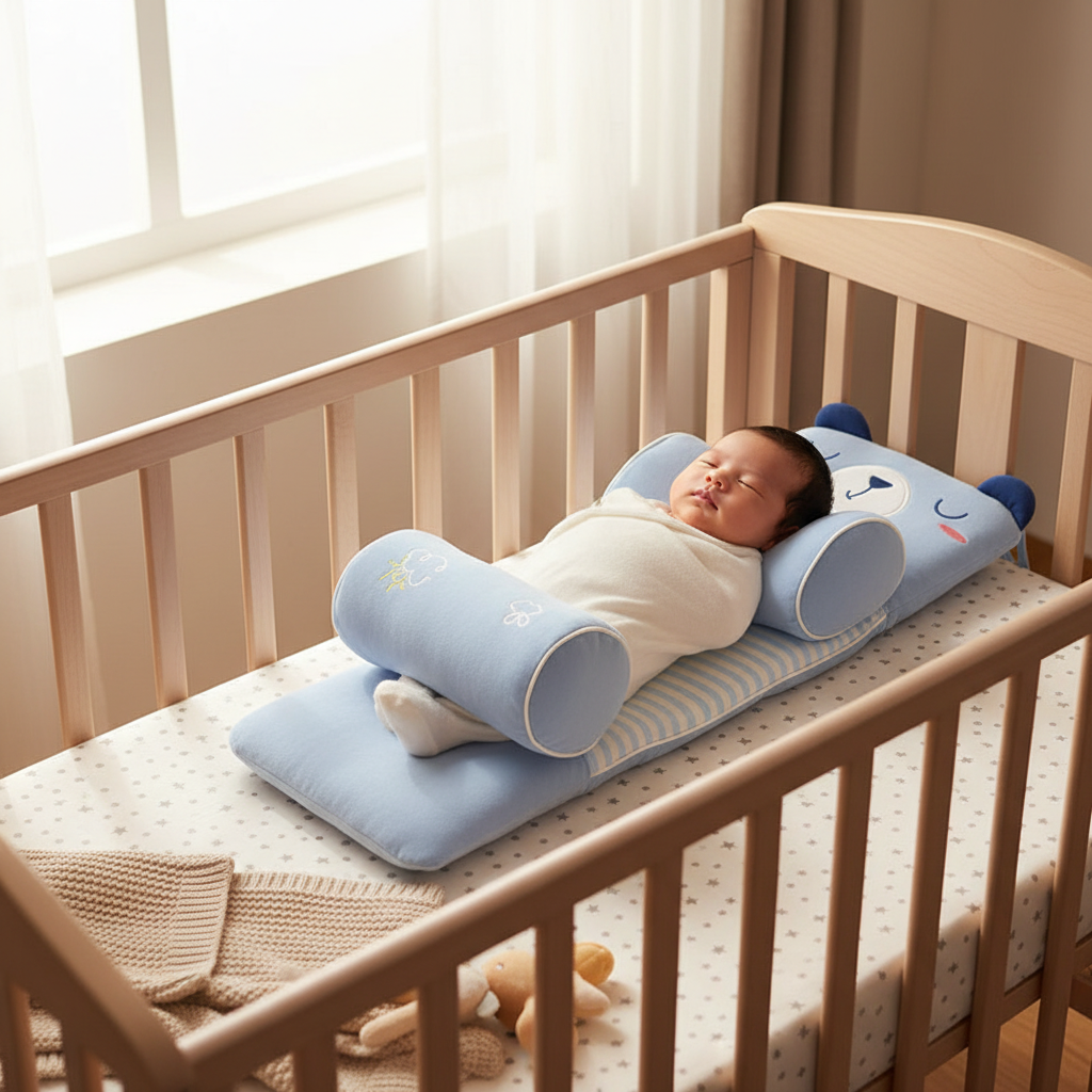 Ergonomic Baby Head Support Pillow for Kids