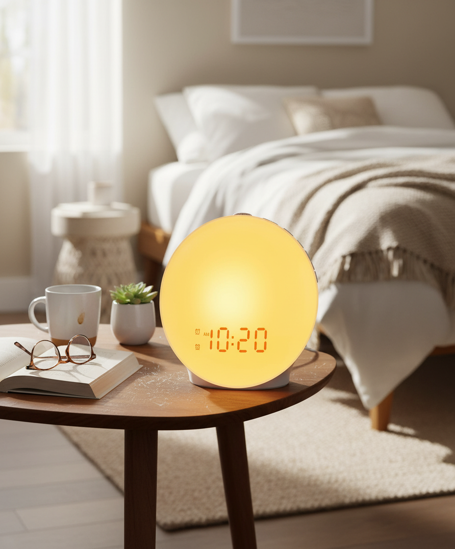 Sunrise Alarm Clock with 14 Colors & Gradual Light