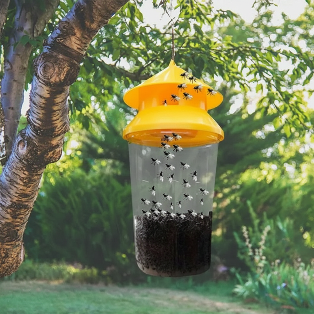 Reusable Outdoor Fly Trap - Pack of 2
