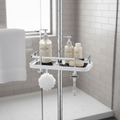 No-Drill Shower Caddy with Adjustable Shelves