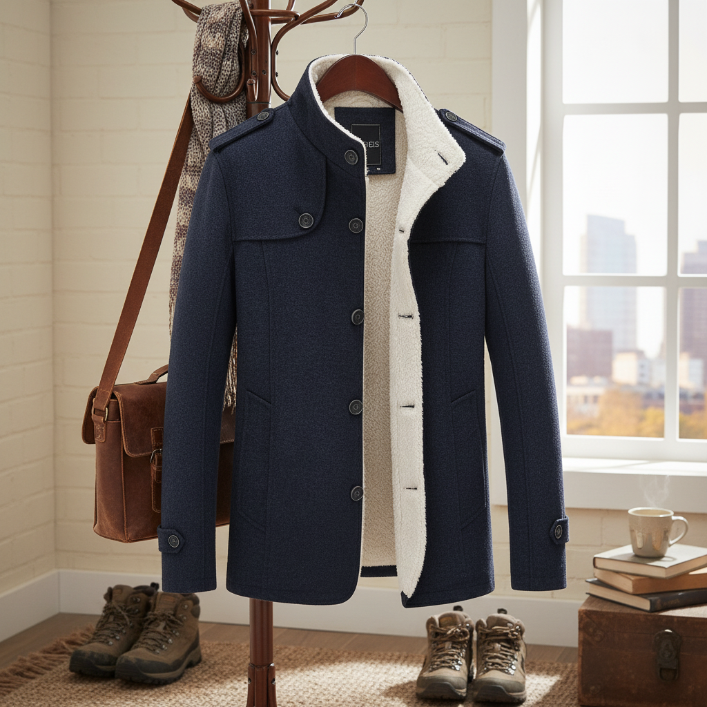 Classic Wool Trench Coat for Men & Women