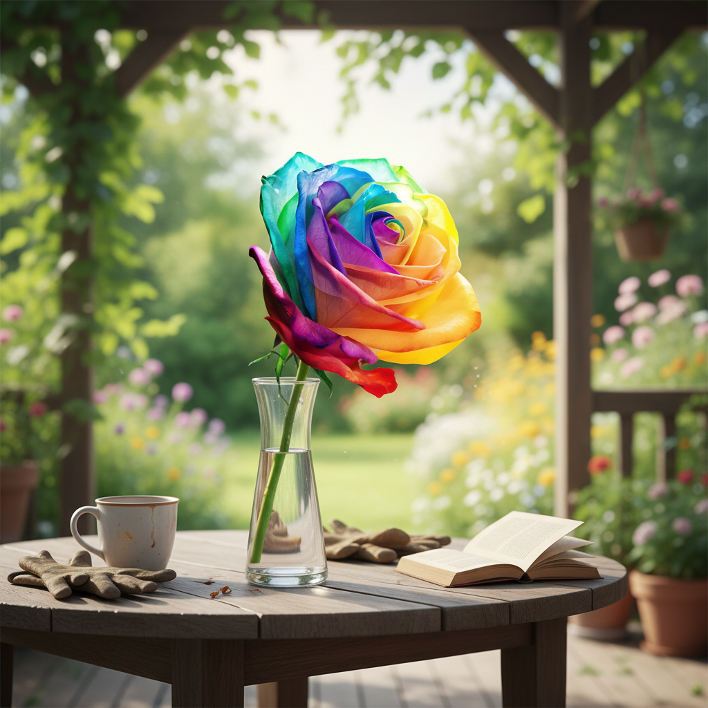 Rainbow Rose Seeds - 25 Premium Seeds